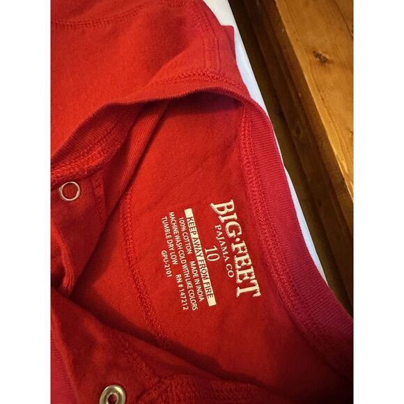 Big Feet Pajamas Boys Blasting Zone Button Up Long Sleeve Pajamas Size 10 (A1) - Picture 4 of 9